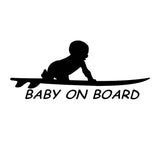 Baby On Board Surf Sticker