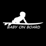 Baby On Board Surf Sticker